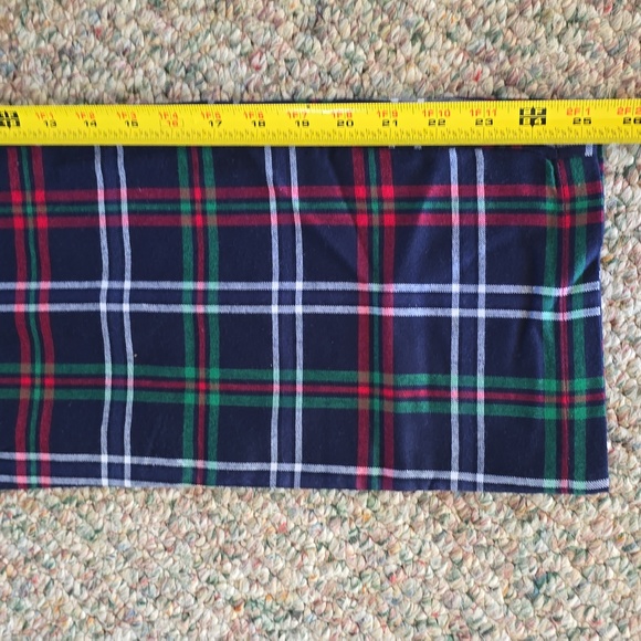 JAMMIES FOR FAMILIES BOYS 2 PIECE BLUE PLAID PAJAMA SET SIZE 12 - Picture 4 of 11